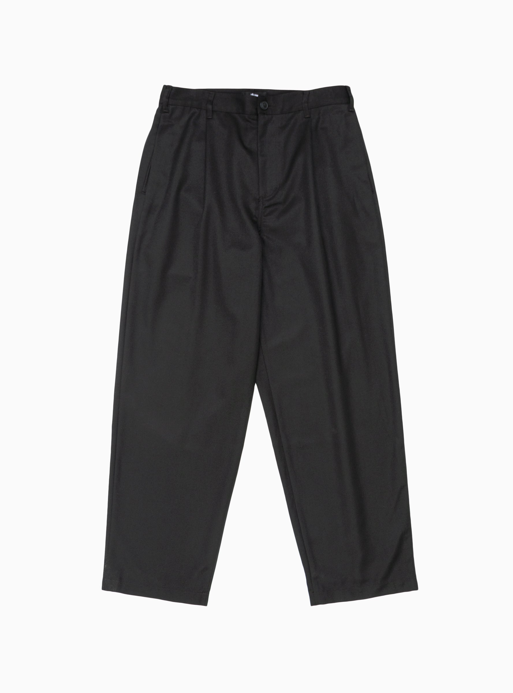 Buy CASUAL BLACK WIDE LEG PLEATED PANTS for Women Online in India